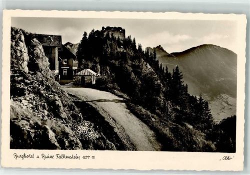 87459 W8962 Falkenstein - Burghotel und Ruine Falkenstein