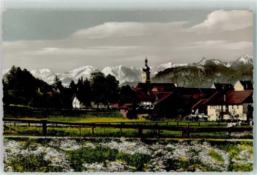 Murnau mit Ettaler Mandl und Zugspitze