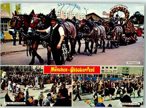 München Wiesn , Festgespann , Brauereigespann , Bier