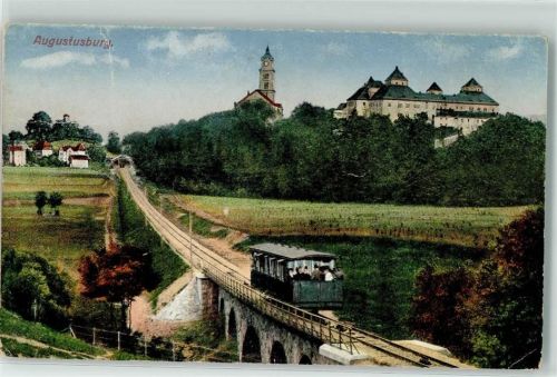 Augustusburg Bergbahn Kirche Gasthaus Schloss