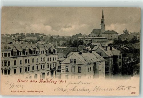 01454 O8142 Radeberg 1899