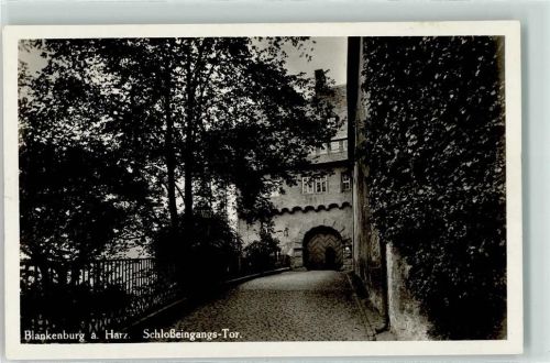 Blankenburg Schloßeingangs-Tor