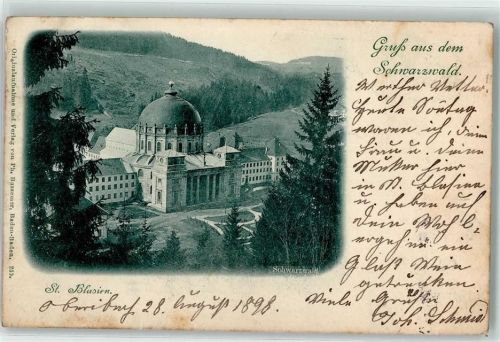 St. Blasien 1898 Dom St. Blasius