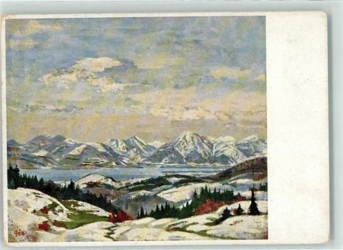 Bild 32/VI Frühling am Tegernsee sign. Gött Hans