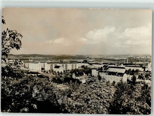Plauen Blick auf die neue Bahnhofsvorstadt