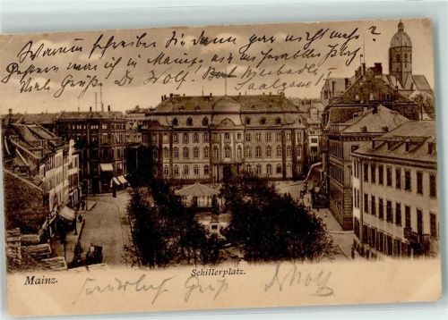 Mainz 1904 Schillerplatz
