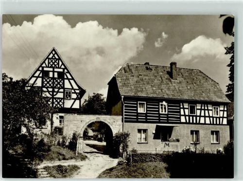 Tautenhain Kuturhaus Denkmalschutz Tor Fachwerk