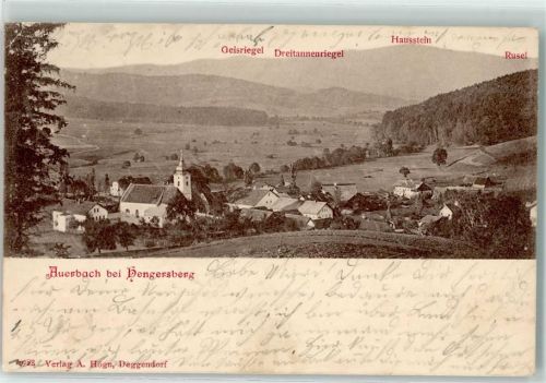 94530 W8351 Auerbach , Niederbay 1901 Foto AK