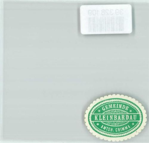 Kleinbardau Postwesen Gemeinde Kleinbardau Amtsh. Grimma