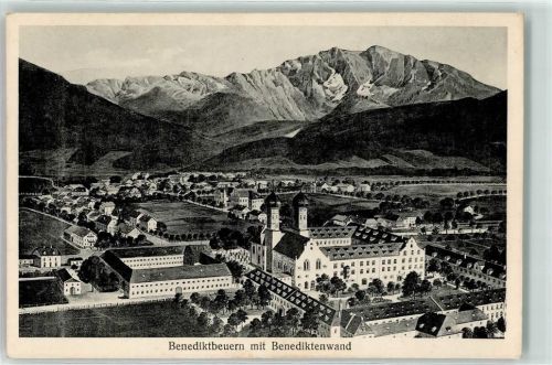 83671 W8174 Benediktbeuern - Kloster der Salesianer mit Benediktenwand