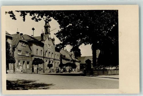 Gefell Marktplatz Rathaus Krafträder