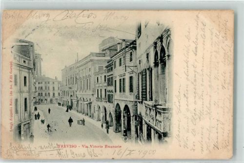 31100 Treviso 1900 - via Vittorio Emanuele