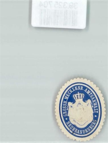 Neubrandenburg Grosh. Mecklenb. Amtsanwalt Neubrandenburg