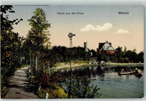 44623 W4690 Wanne-Eickel - Flora Ruderboot