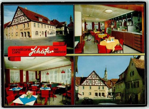 Bad Windsheim Cafe Schäfer Gastraum