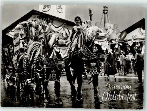 München Wiesn , Festgespann , Brauereigespann , Bier