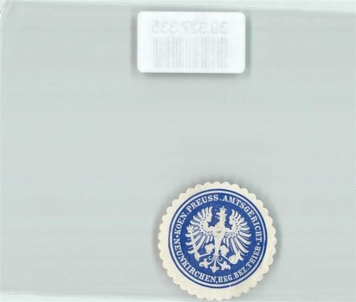 Neunkirchen Koen. Preuss. Amtsgericht Neukirchen Reg. Bez. Trier