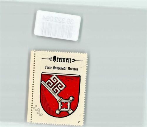 Bremen Vignette Wappen Freie Hansestadt Bremen