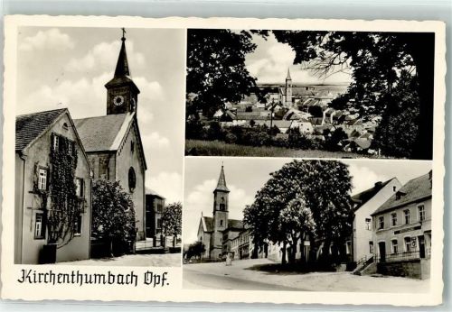 Kirchenthumbach Litfaßsäule Kirche Mariä Himmelfahrt