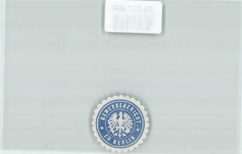 Berlin, unsortiert Justiz Gewerbegericht zu Berlin