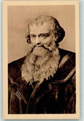 W8500 Nürnberg Hans Sachs Gemälde v on G. Krämer Prominente 1914