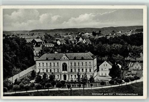 84453 W8260 Mühldorf a. Inn Foto AK Kreiskrankenhaus