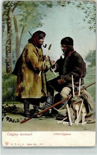 1907 Löffel Zigeuner Pfeife D.T.C. Serie 301