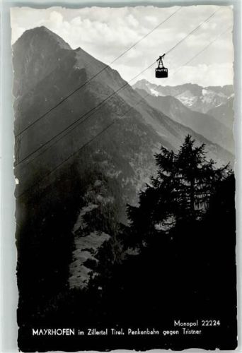 Mayrhofen Pankenbahn gegen Tristner Zillertal Hüttenstempel Gschößwandhütte
