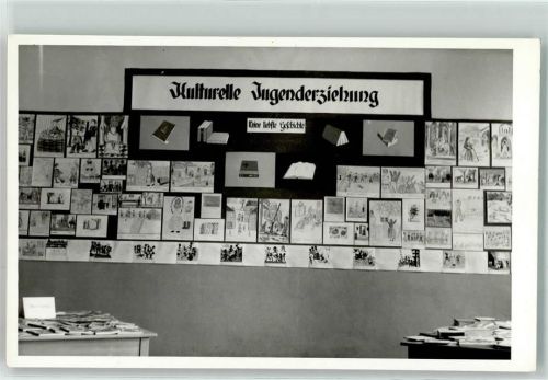 Leibnitz Kulturelle Jugenderziehung 2. Ausstellung 50 Jahrfeier Volksschule Ort handschriftlich