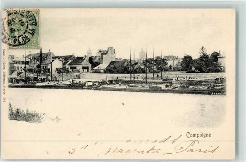 60200 Compiegne 1901 - Schiff Boot