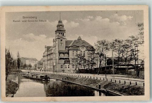 Bromberg Kunst und Gewerbe Schule Schiff Boot