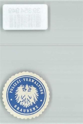 Graudenz Polizei-Verwaltung Graudenz