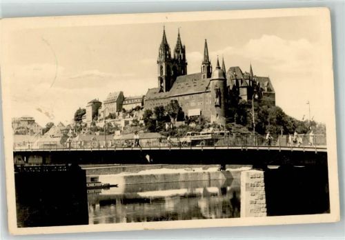 Meißen Albrechtsburg Elbbrücke