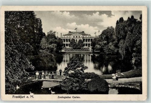 Frankfurt Zoologischer Garten Gesellschafts Haus Schwan Kinderwagen