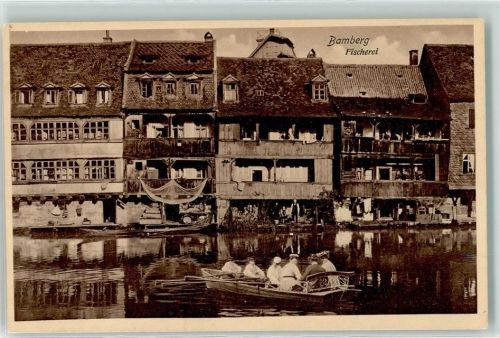 96047 W8600 Bamberg - Fischerei Ruderboot