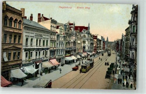 Magdeburg Breite Weg Straßenbahn