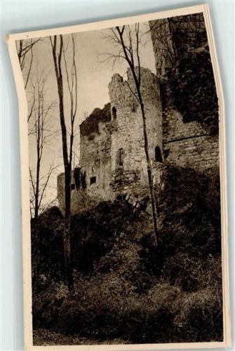 Lörrach Röttlerschloss Hinterer oberer Wachturm Wehrgang Scan verzogen
