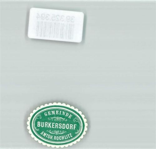 Burgstädt Gemeind Burkersdorf Amtsh. Rochlitz