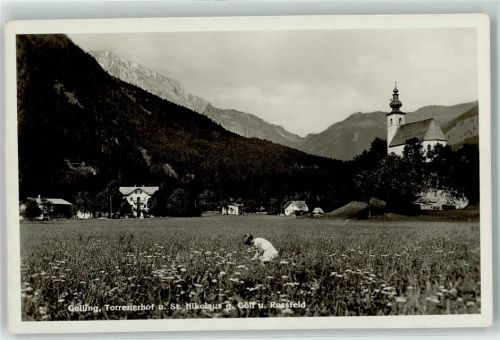 Golling Gasthaus Torrenerhof u. St. Nikolaus g. Gölf u. Rossfeld