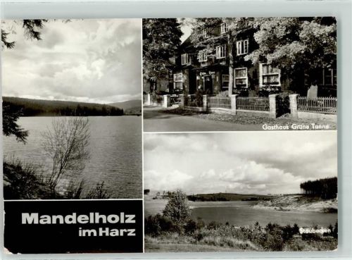 Elend OT. Mandelholz Staubecken Gasthaus Grüne Tanne
