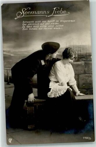 1918 Seemannsliebe Spruch