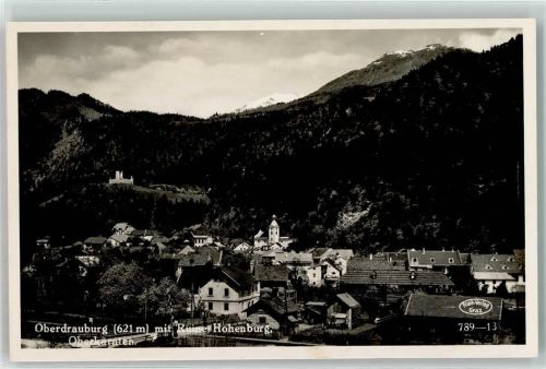 9781 Oberdrauburg - mit Ruine Hohenburg