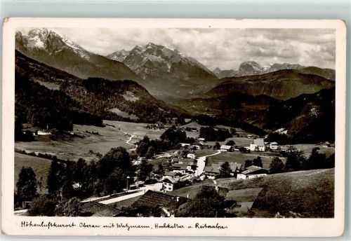 Oberau Watzmann Hochkalter Reiteralpen