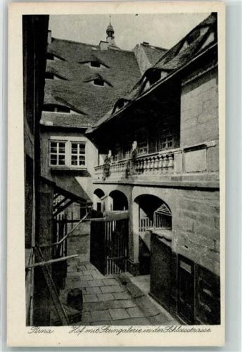 Pirna Hinterhof in der Schloßstraße