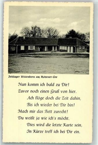 Bad Segeberg Zeltlager Witteborn Gedicht Ort lt. Fotograf