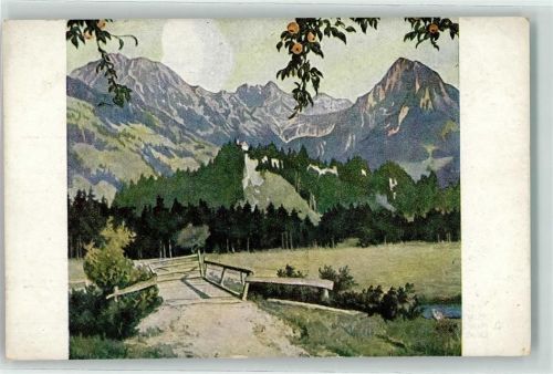 Serie XXIV Nr. 2 sign. Eugen Hoeß - Die weiße Wolke am Rubihorn Verlag Jugend