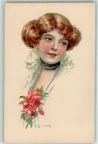 Frauenportrait Rosen A.R. und C. Nr.1117-4