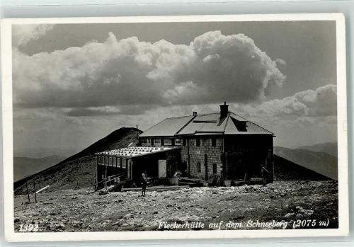 Fischerhütte Schneeberg 2075 m Hüttenstempel
