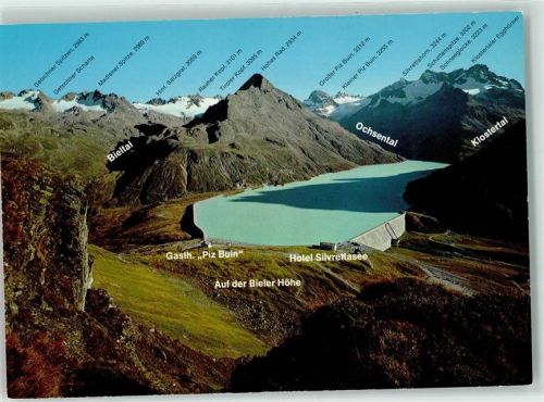 Galtür Silvrettastausee Bielerhöhe 2071 m Bieltal Hohes Rad Gasthaus Piz Buin Hotel Silvrettasee Ochsental Klostertal