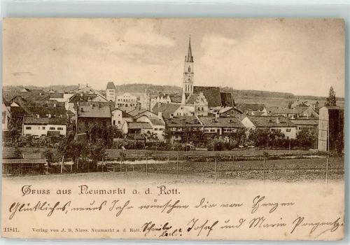 84494 W8267 Neumarkt-Sankt Veit 1902 - Kirche St. Johannes Baptist